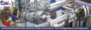 Understanding Ball Valve Varieties: Body Construction, Port Configurations, and Operation Methods 1 Industrial ball valve types with body constructions, port configurations by C-Way Engineering Exports