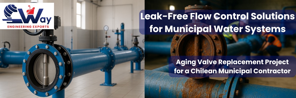 How Modern EPDM-Lined Butterfly Valves Replaced Aged, Leaking Valves and Restored Reliability in Chile’s Municipal Water & Wastewater Network a Case Study 1 EPDM-lined butterfly valves for municipal water and wastewater system in Chile