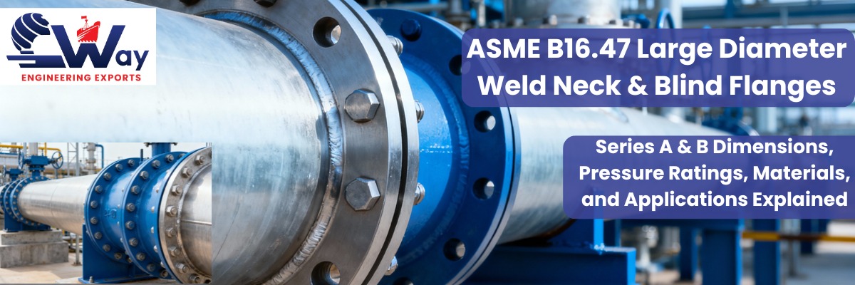 ASME B16.47 Flanges 1 ASME B16.47 A & B Series stainless steel and carbon steel flanges used in industrial piping systems