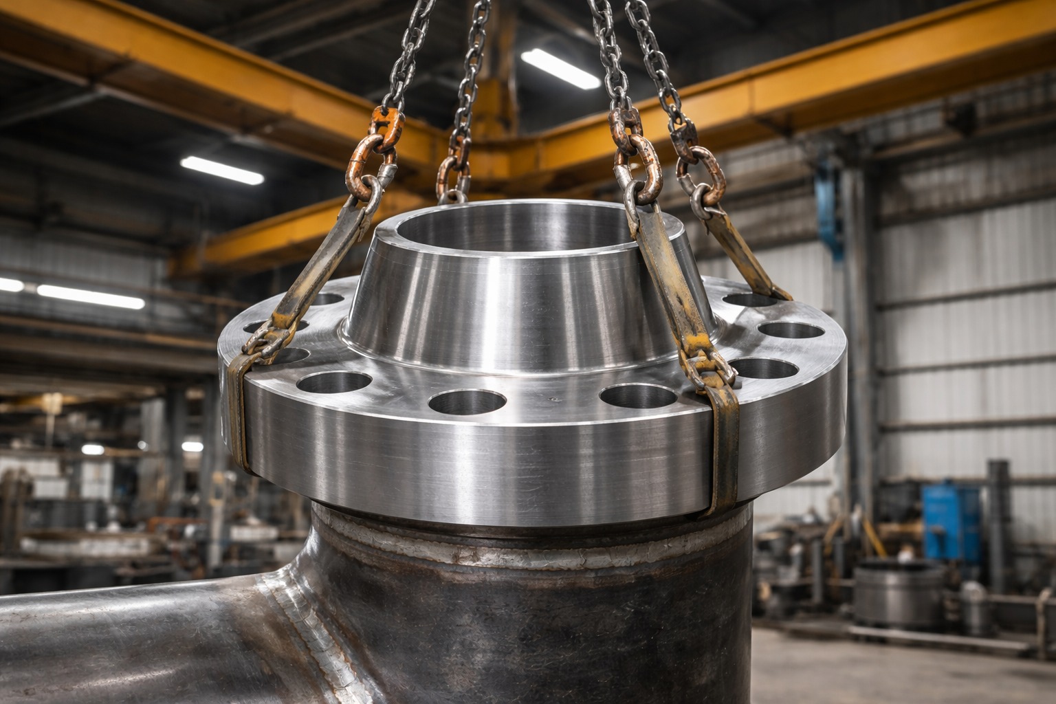 ASME B16.47 Series A vs Series B Flanges 8 Large diameter ASME B16.47 weld neck flanges illustrating Series A and Series B designs