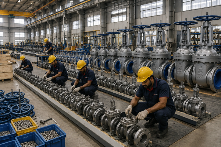 API 600 Gate Valves inspection before despatch
