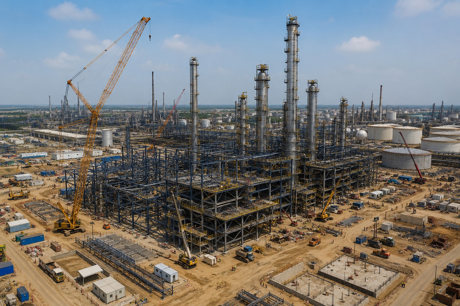 Refinery expansion project requiring high-pressure isolation valves