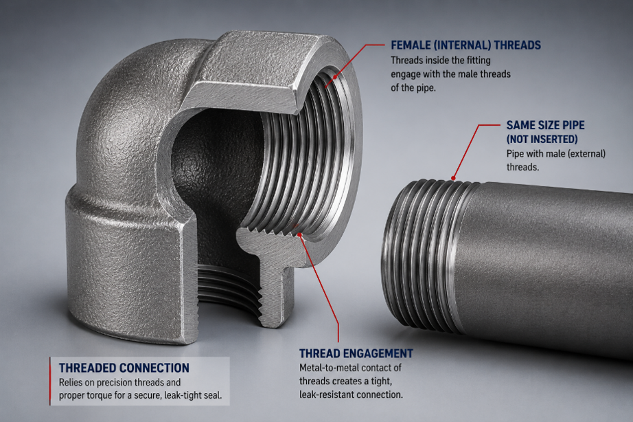 Threaded Fittings installation process