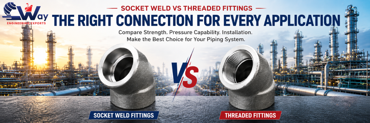 Socket Weld vs Threaded Fittings Which Connection Type Is Best for Industrial Piping Systems