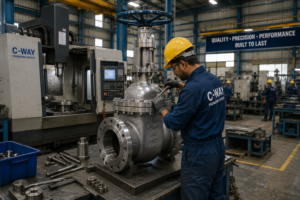 Wedge Gate Valve Types, Working Principle, Design, Applications & Selection Guide 5 INDUSTRIAL WEDGE GATE VALVE MANUFACTURING PROCESS