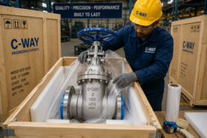 Wedge Gate Valve Types, Working Principle, Design, Applications & Selection Guide 6 PACKAGING WEDGE GATE VALVE