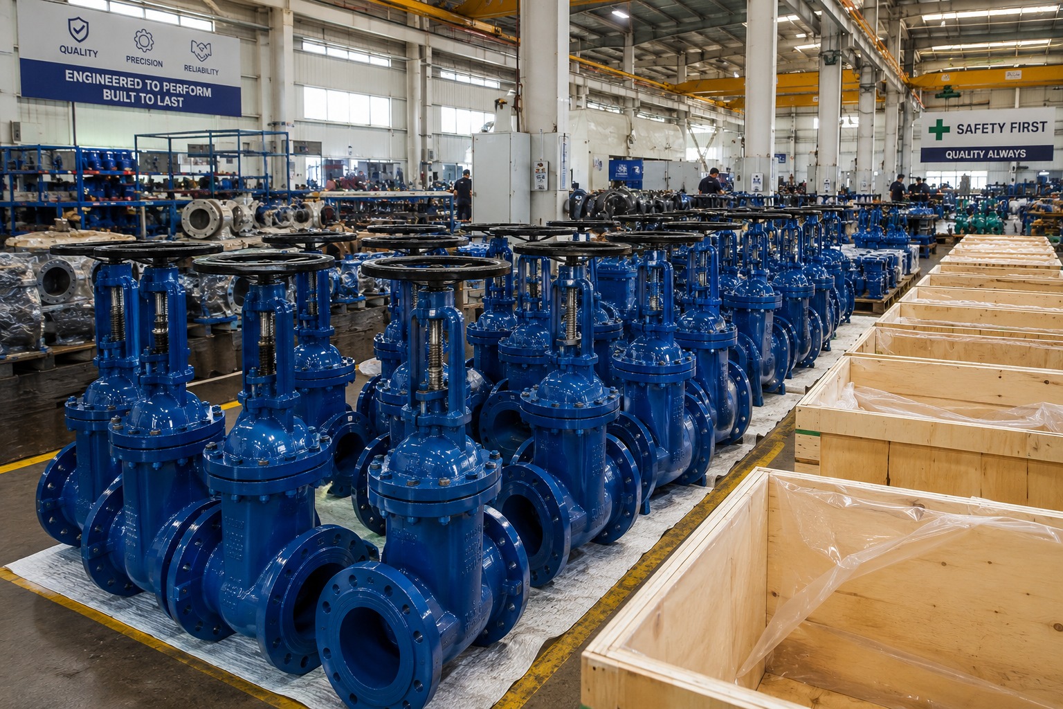 High-pressure steam gate valve case study showing one initial valve and 77 additional valves
