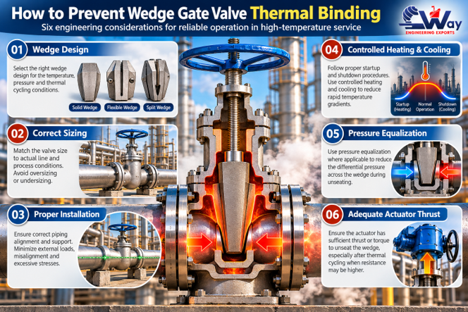 Gate Valve Thermal Binding in High-Temperature Steam Service: Causes, Prevention and Wedge Selection 4 How to Prevent Wedge Gate Valve Thermal Binding