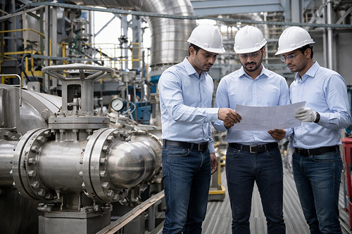 Corrosion-resistant stainless steel water valve for treatment plant