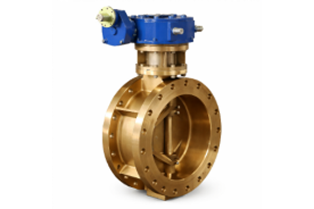 AL Bronze Double Eccentric Double Flanged Butterfly Valve 