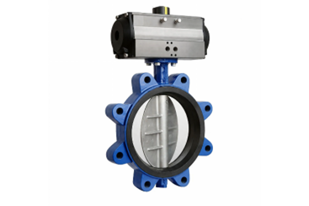 Pneumatic Actuated Lug Type Butterfly Valve