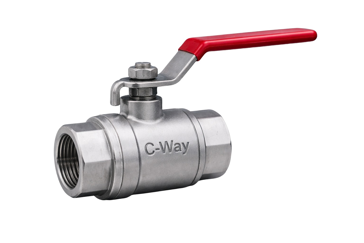 forged single piece screw end ball valve