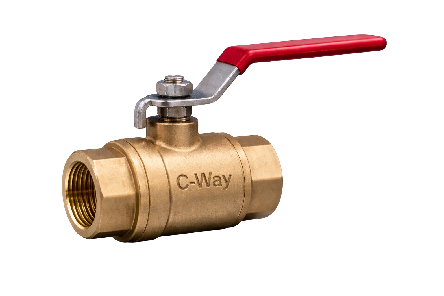 Brass Single piece screw end ball valve