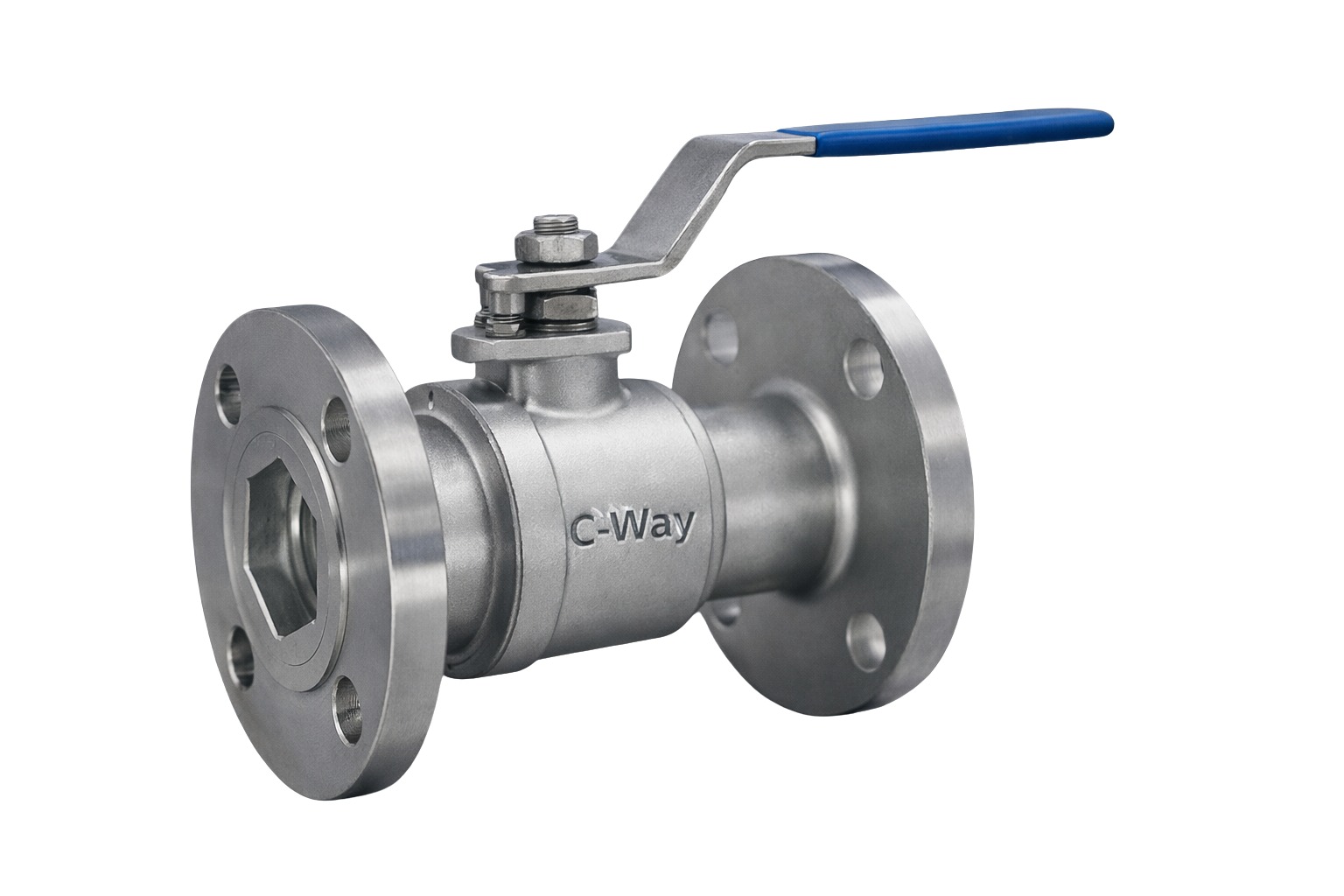 single piece flanged end ball valve