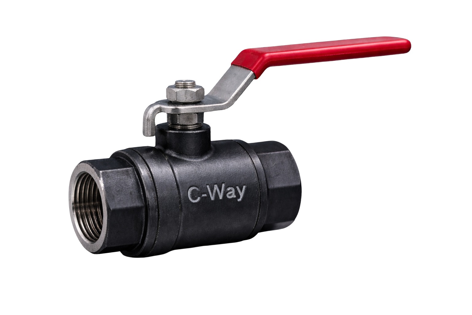 Carbon Steel single piece screw end ball valve