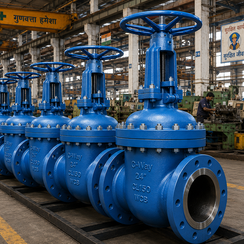 API 24  CL150 WCB Wedge Gate Valve 