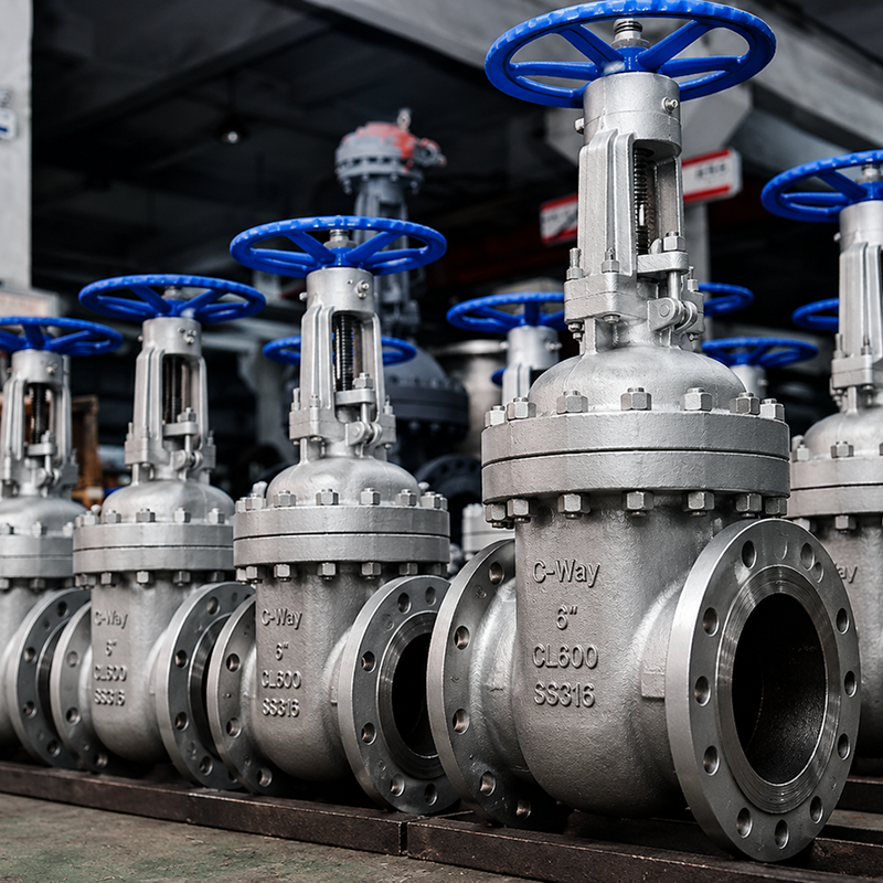 API 600  6 INCH  CL600 SS316 Wedge Gate Valve 